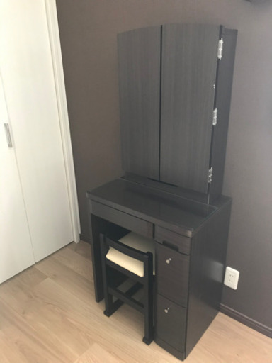 【美品】ドレッサー　鏡台　三面鏡