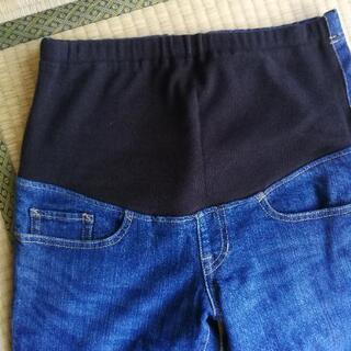 無印良品　マタニティジーンズ　デニム　Sの画像