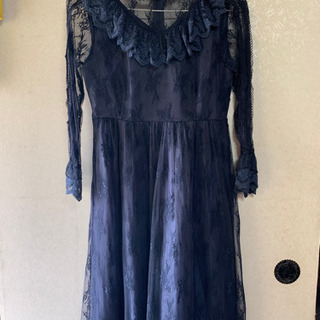 総レース結婚式ロングドレス