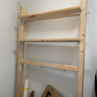 0円です！！2×4 ディアウォール　DIY 棚