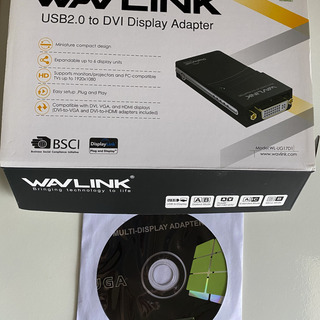 Wavlink USB2.0のVGA/ DVI/ HDMIマルチ...