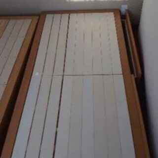 無印セミシングルベッドの画像