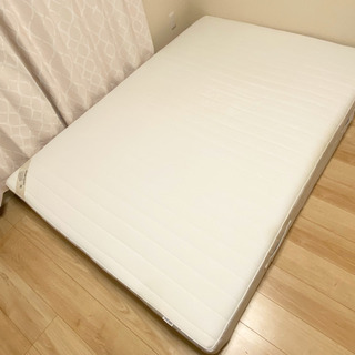 ベッド　マットレス　ダブル IKEA