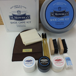 未使用  M.MOWBRAY シューケアキット 革靴お手入れ10点セット お手入れセット 靴磨きセット 　の画像