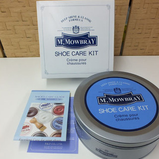 未使用  M.MOWBRAY シューケアキット 革靴お手入れ10点セット お手入れセット 靴磨きセット 　の画像