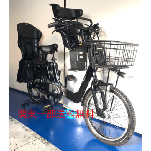 パナソニック　ギュットアニーズ　20インチ 3人乗り 8.9ah 黒　電動自転車　電動アシスト