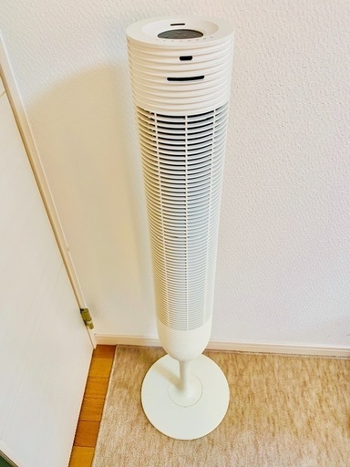 シンプルおしゃれ tower fan  扇風機  アロマも楽しめる