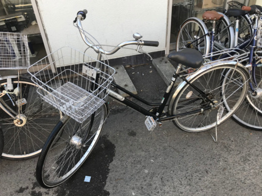 A2005☆格安セール☆27インチ6段切替え、オートライト付き自転車