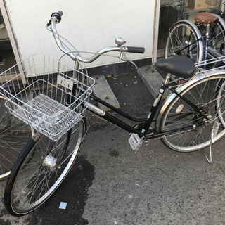 A2005☆格安セール☆27インチ6段切替え、オートライト付き自転車