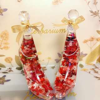 ギフトに最適🎁✨シンデレラシュー👠ハーバリウムレッスン💐の画像