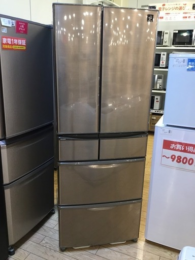 【安心6ｹ月保証付】6ﾄﾞｱ冷蔵庫　SHARP　SJ-XF44X　2013年製【ﾄﾚﾌｧｸ桶川店】