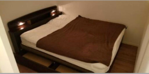 引取者確定【神奈川県引取限定】ワイドダブルベッド　フレーム、ニトリ　マットレス、シーリー