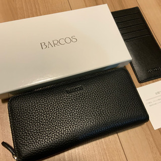 BARCOS バルコス ソフィー ラウンド ZIP BL 長財布 レザー