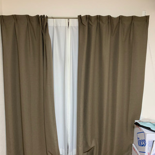 カーテンとレースのセット　２タイプ