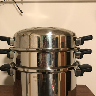 専用　Amway4Lシチューパンセット＋フープロオプションセット　両手鍋　未使用 アムウェイ 無水鍋 シチューパンセット