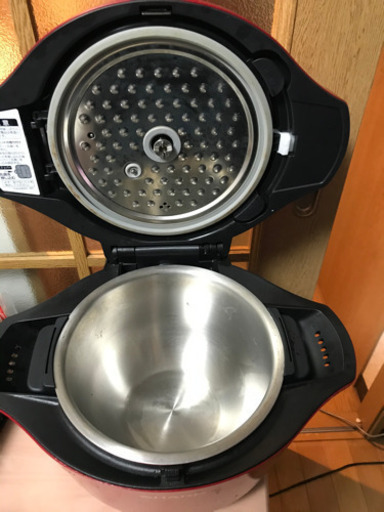 シャープ 自動調理 鍋 ヘルシオ ホットクック 2.4L 大容量 無水鍋 レッド KN-HT24B-R