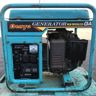 使われてた動作品 出力2200W デンヨー DENYO ニューパワー2600 発電機 GA-