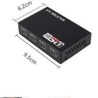 HDMI分配器 1入力4出力 HDMI スプリッター 4K 2K FHD対応 自動切り替え 3D映像対応の画像