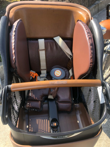 前後子供乗せ付き自転車