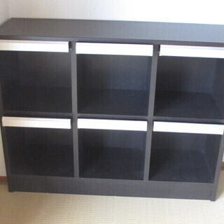 ☆地元のみ☆ディスプレイラック　２段×３列☆前面扉付き☆