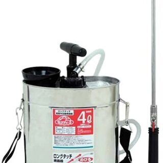 セフティー3 ロングタッチ 肩掛半自動噴霧器 4L 樹脂ポンプ ...