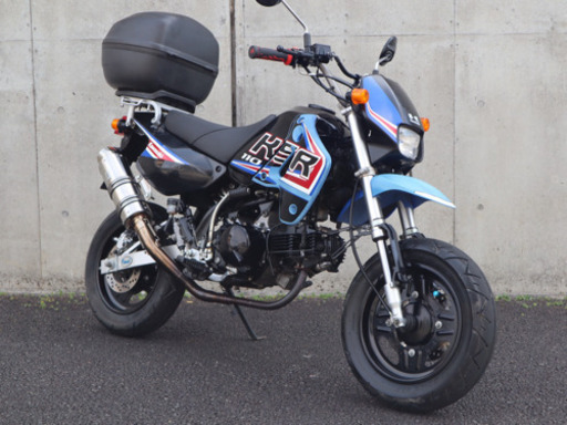 KAWASAKI・KSR110・実走行4000キロ・大量収納BOX付き