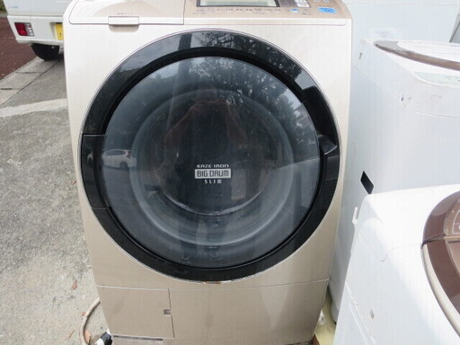 持ち帰り特価！日立ドラム式洗濯乾燥機9キロ　2011年製　BD-S7400L　返品不可商品！