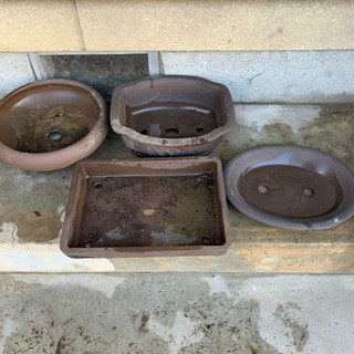 値下げ盆栽用鉢Bセット