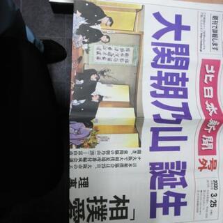 朝乃山 号外