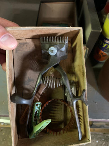 手動バリカン　レトロ　ほぼ100年前　アンティーク