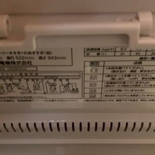 洗濯機　SANYO