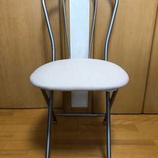 レトロ おしゃれインテリア 折りたたみパイプ椅子