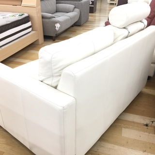 KEYUKA ホワイト ソファ KEYUCA (ケユカ) カウチソファー ホワイト 河淳株式会社/KAWAJUN 3人