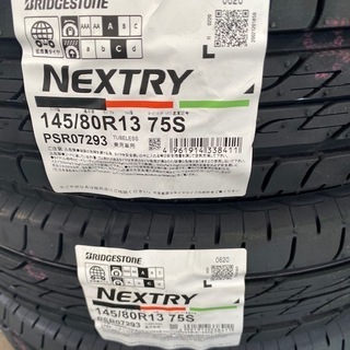 早い者勝ち!! BS NEXTRY 145/80R13 新品夏タイヤ4本 入替・ホイールバランス調整込み