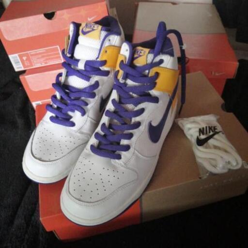 デッドストック！DUNK HIGH NBA“LAレイカーズ”モデル　【ナイキ　ダンク　】 [308612-151]\n２００４年リリースのデッドストックがついに到着しました！\n