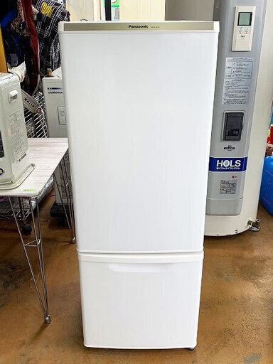 【苫小牧バナナ】2014年製 パナソニック/Panasonic 168L冷蔵庫 右開き NR-B176W-W ホワイト系 １人暮らし向け 清掃済み