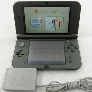 newニンテンドー3DSLL　メタリックブラック　マイクロSDカ...