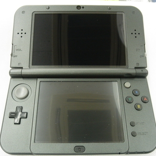 newニンテンドー3DSLL　メタリックブラック　マイクロSDカード32GB　動作品　3dsll 3ds 任天堂　札幌　西岡店の画像