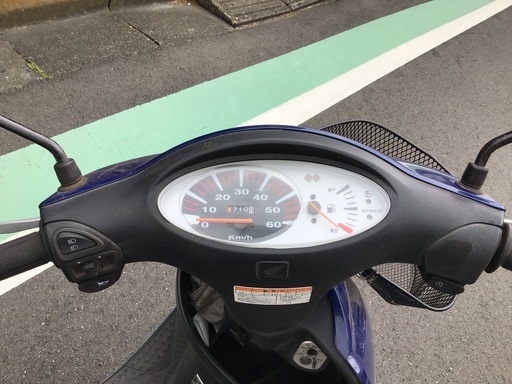 1万値下げ！Dio 原付49cc  型式BA -AF56　ホンダバイク　鍵2本　かご付き