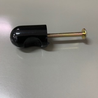 【在庫処分・アウトレット】ＭＫ ダイカスト サロンつまみ Ｄ-440 [18mm/黒］ 22個入りの画像