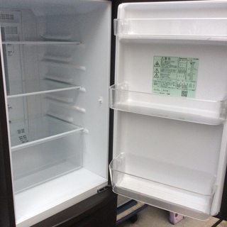 【RKGRE-294】特価！Panasonic/168L 2ドア冷凍冷蔵庫/NR-B178BW-T/マットビターブラウン/中古品/2019年製/当社より近隣無料配達！