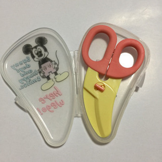 おでかけ 外出用 取り分け ハサミ ミッキーマウス