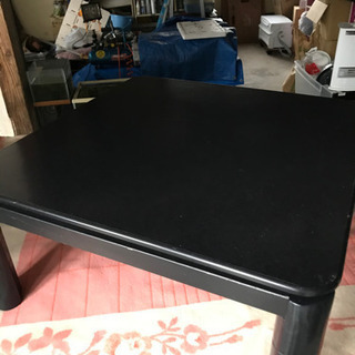 ナショナル コタツテーブル 折れ脚式 電源コード無しの画像