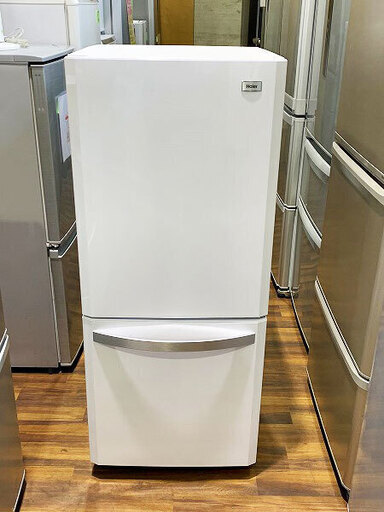 【苫小牧バナナ】2015年製 ハイアール/Haier 138L 冷蔵庫 右開き JR-NF140H ホワイト系 １人暮らし向け 清掃済み