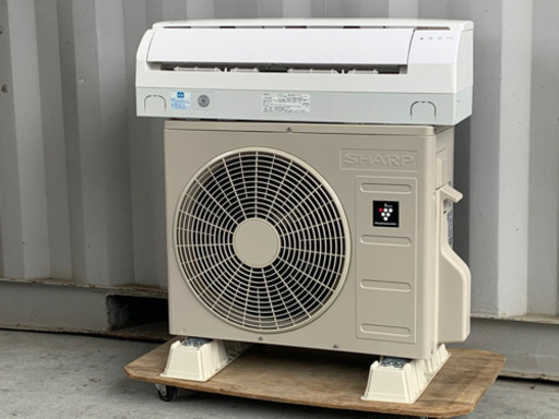格安で！シャープエアコン◇主に6畳◇2018年製◇プラズマクラスター◇AY-H22N-W◇JA-0125★