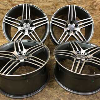 ベンツ AMG 純正ホイール 19インチ 4本 9.5J5HPCD112+38 x2 8.5J5HPCD112+35 x2 Eクラス W212 CLSクラス C219等　(VHB67) クレジットカード QR決済可能