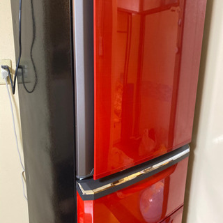 三菱 【右開き】335L 3ドアノンフロン冷蔵庫 エディオン