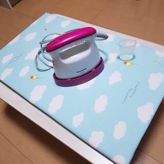 （値下げ）パナソニック  衣類スチーマーとアイロン台