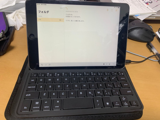 【受け渡し完了】『値下げ』美品　ipad mini2 32G blutooth3.0 キーボードカバー付き