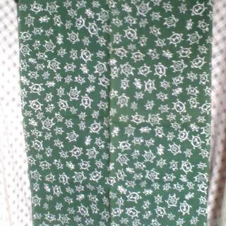新品　かめ　てぬぐい　緑　手ぬぐい　亀　グリーン